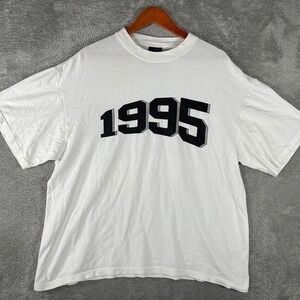 Vintage Shirt Mens XL White 1995 I Wanna Be Mr SHS Graphic 90s